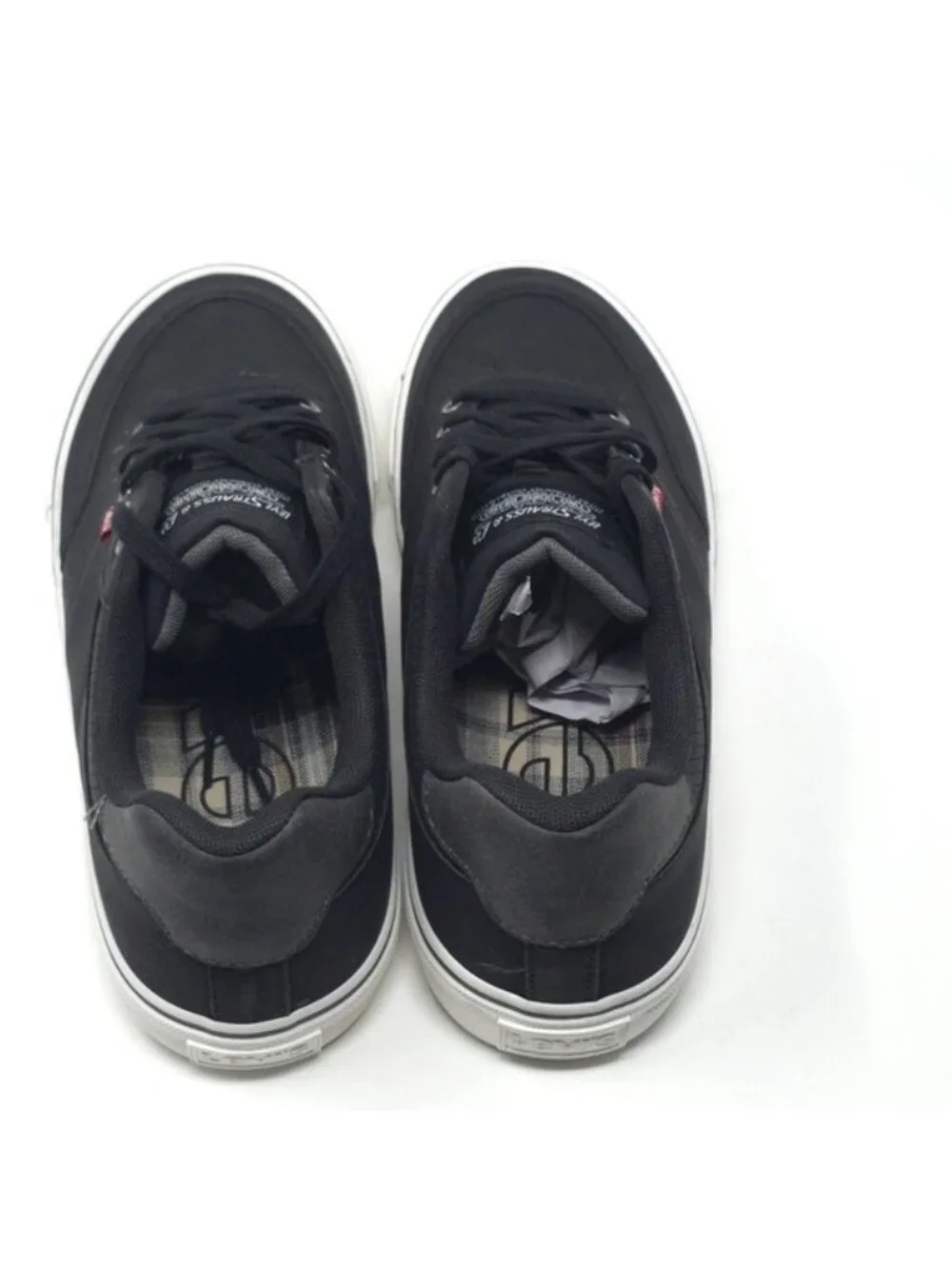 Levi’s Drive Lo Black Synthetic Leather Lace-Up Sneakers Size 11M - Picture 5 of 11